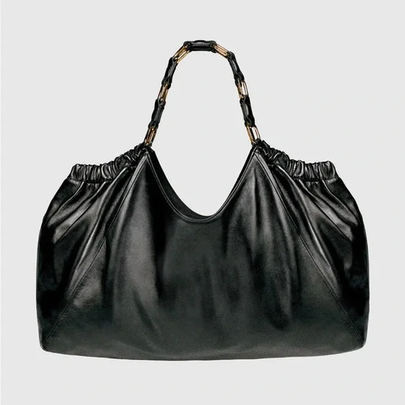 Anine Bing Black Leather Bag - Picture 3 of 16